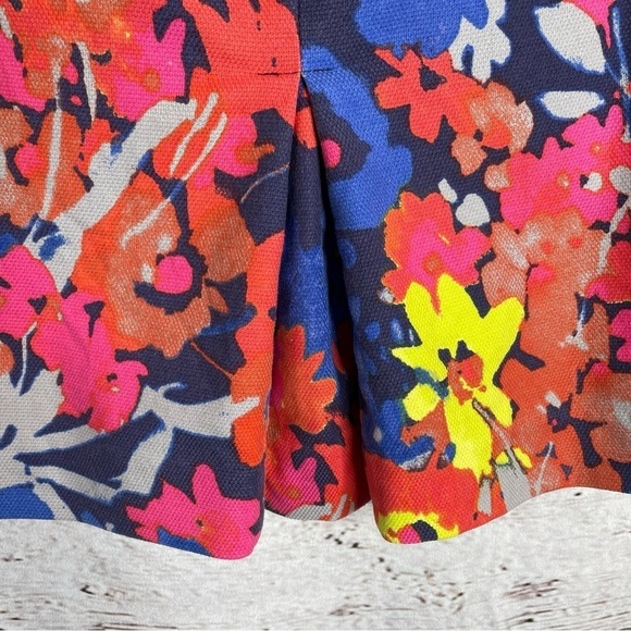 Ann Taylor LOFT Floral Multicolor Tweed Pencil Skirt Size 0 Beautiful Multicolor - Picture 4 of 10